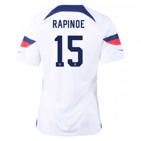 Camiseta de fútbol Estados Unidos RAPINOE 15 Mujer 1ª equipación Copa Mundo 2022